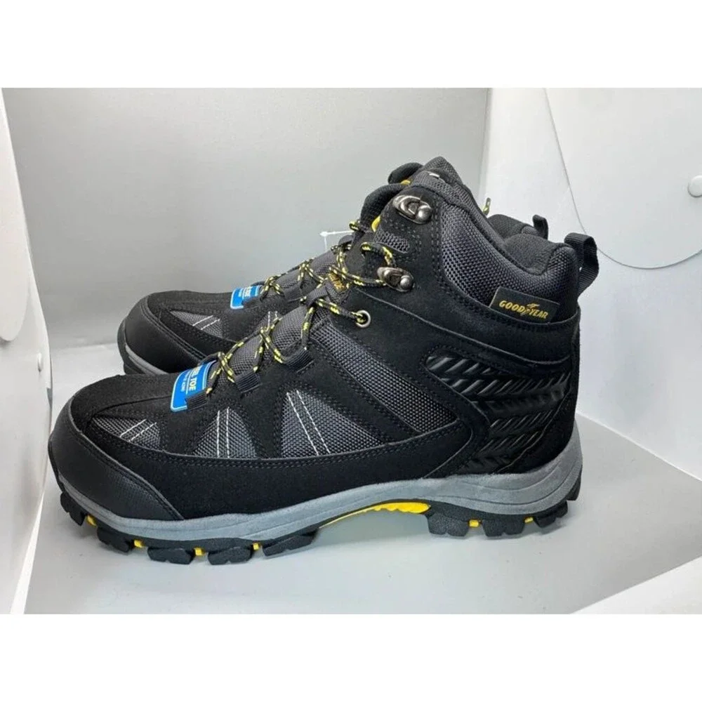 Goodyear Teton Steel Toe Work Boots Men’s 10.5 Waterproof Hiker NIB EH Safety